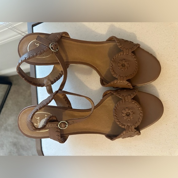 NWOB Jack Rogers Clare Wedge Brown size 9.5 - Picture 7 of 7